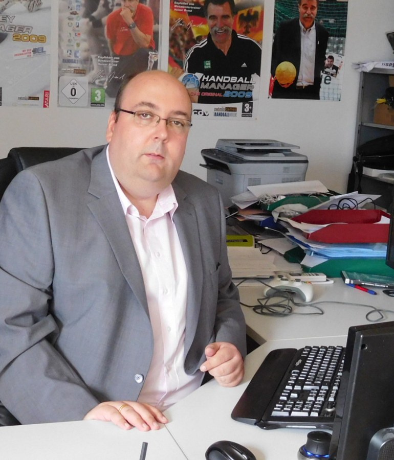 Thomas Schreiber im Büro